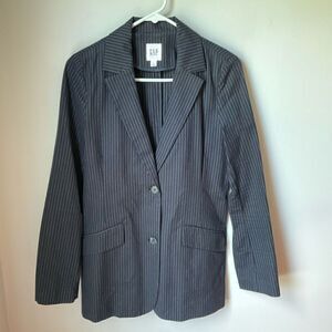 GAP Pinstripe Navy Blue Blazer, 6.